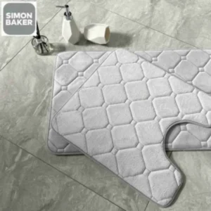 Memory Foam Bath Mat Set (50×55cm) + (50×80cm)